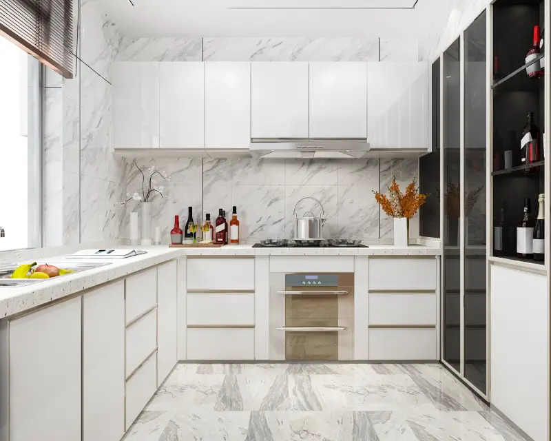 L Shaped Kitchen